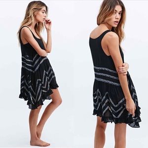  NWT Free People Voile and Lace Trapeze Dress